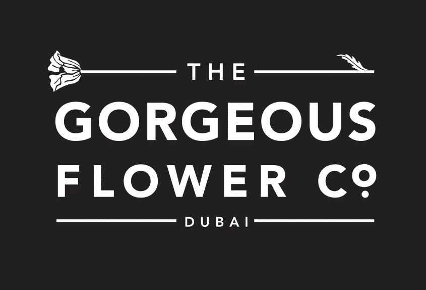 The gorgeous flower co in Dubai's logo