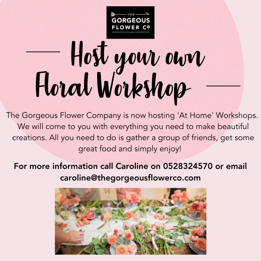 Host your own Floral Workshop