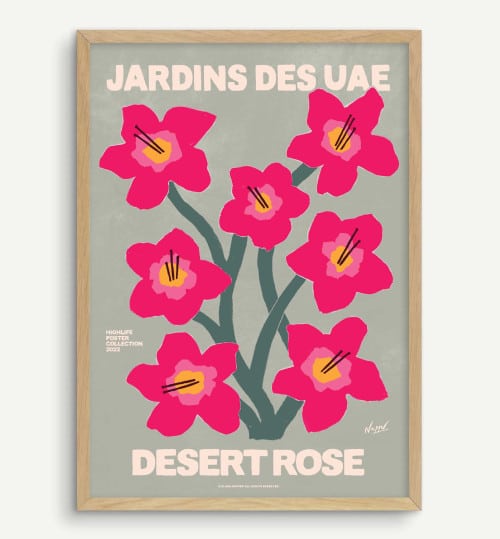 Desert Rose- Blue