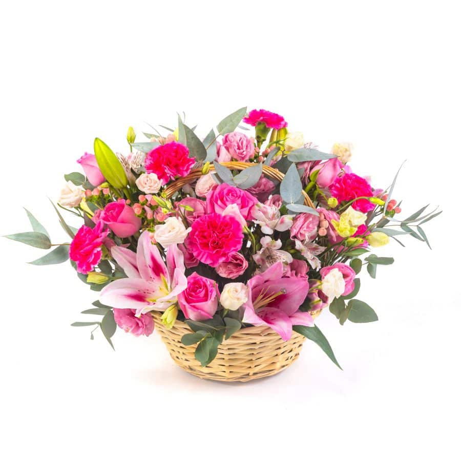 Gorgeous Pink Basket