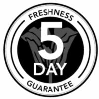 The 5 day freshness guarantee badge